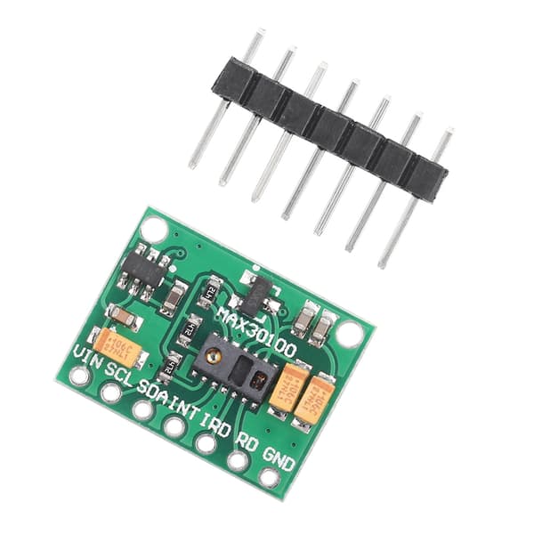 MAX30100 pulssioksimetri- ja sykesensorimoduulin kehityskortti Arduinolle