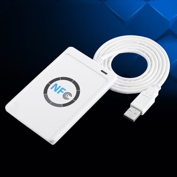 NFC RFID-läsare Skrivare ACR122U ISO 14443A/B Vit med Gratis PC-programvara