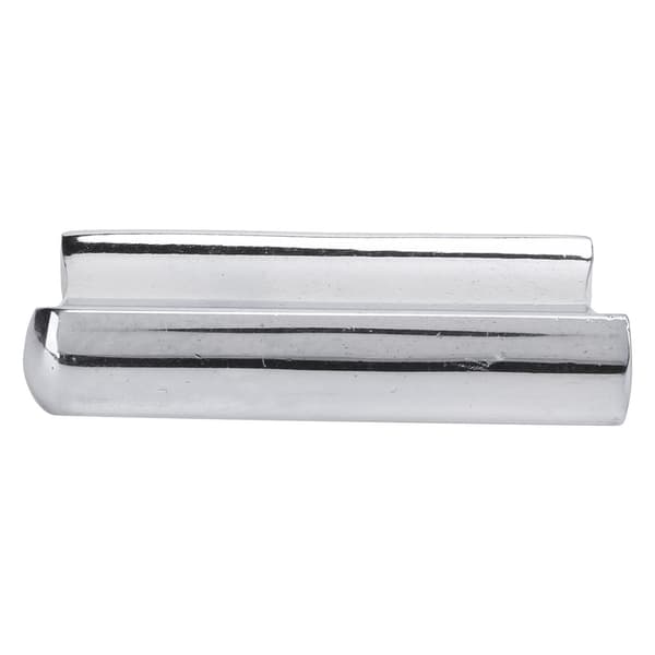 Stål Guitar Slide Bar Stick & 4 Plektre Sæt, Rustfrit Metal Anti-Rust Musikudstyr Tilbehør, Sølv