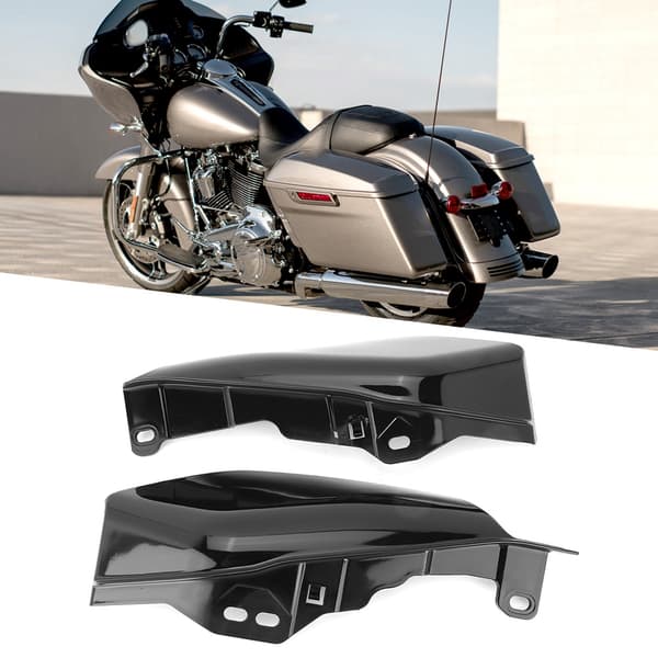 Motorcykel varmeskjold midterramme luftafleder passer til Freewheeler 2017-2019 (blank sort)