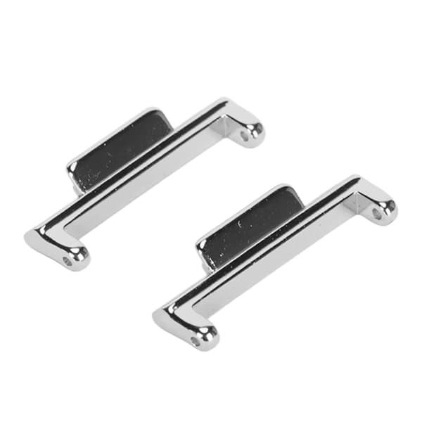 2 stk. metalurremadapter minimalistisk sølvudskiftning til FIT 2 20 mm indvendig diameter