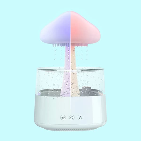 Regnsky Bærbar Luftfugter & Aroma Diffuser til Hjem, Hotel, Soveværelse - Ideel Gave