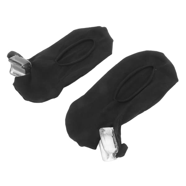 Knystlindrende sokker til kvinder, bløde, elastiske, åndbare, hallux valgus-korrigerende tåseparator-sokker til arbejde, sorte