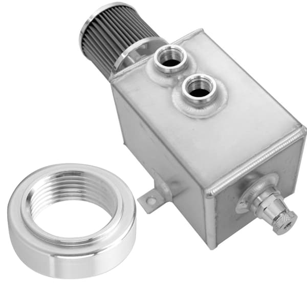 M22x1.5mm svejsemuffe, billet aluminiumslegering, rustfri indvendig gevind til brændstoftank