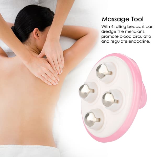 Rustfrit Stål Kugle Perle Kropsudrensende Massager Muskel Smertelindring Afslappende Massageværktøj