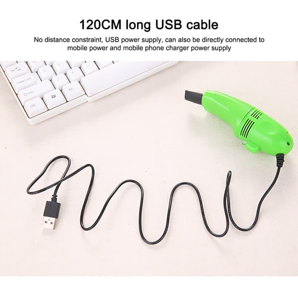 Mini USB Computer Tastatur Støvsuger PC Laptop Børste Støvrensningssæt