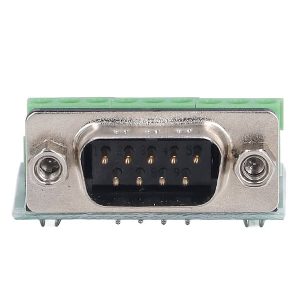 DB9 Han til Skrueterminal 9P Adapterkort til RS232 RS485 Seriel Forbindelse
