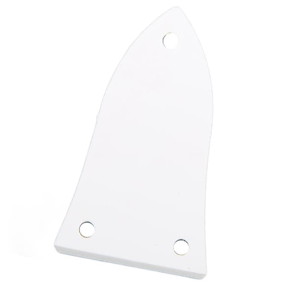 5 st vit 3-håls plast truss rod täckplåtsats för elgitarr bas tillbehör