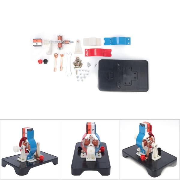 Miniatyrmodell av elmotor Generator Fysiklaboratorium Undervisningsutrustning Studentexperimentkit