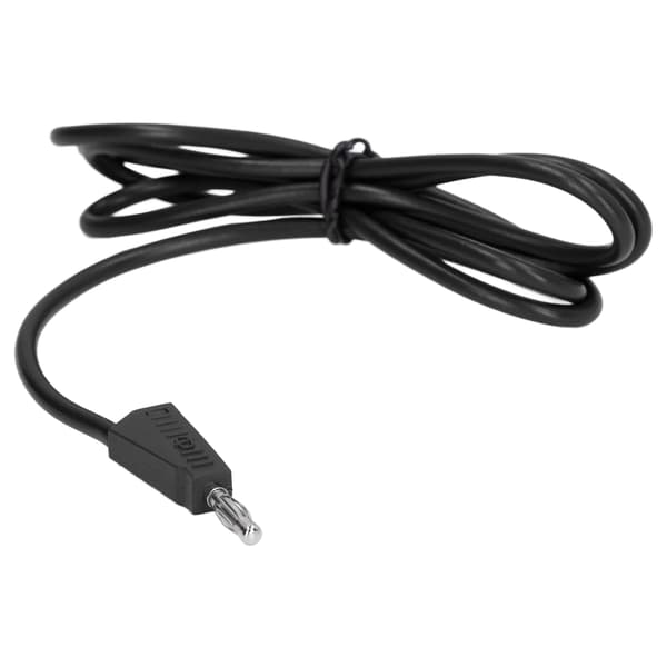 4 mm messing bananstik testledning til lastbilbatterispændingstester, sort PE-kabel