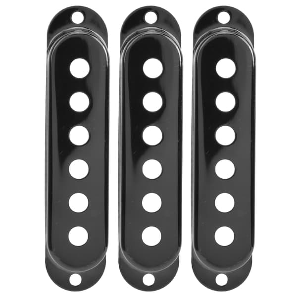 3-pak enkelt messing pickguard 48/50/52mm tilbehør til ST SQ elguitar sort