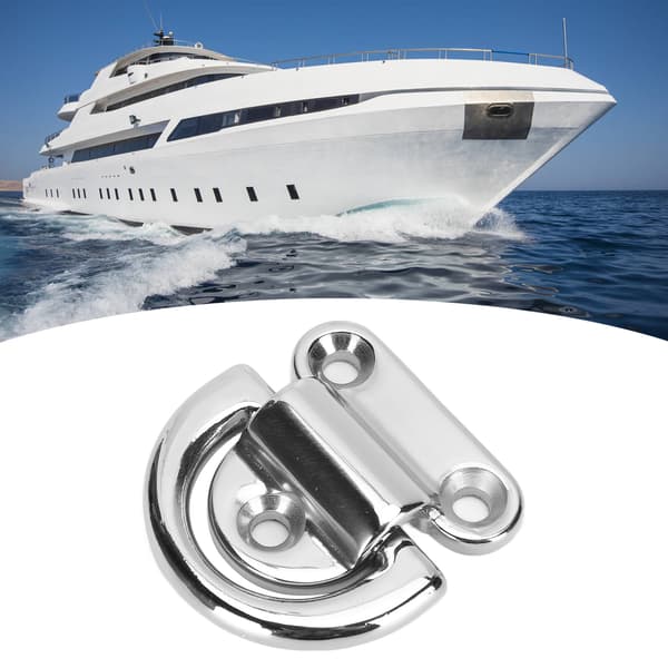 316 rustfrit stål D-ring fastgørelsesbasekit til marine yacht reb tilbehør