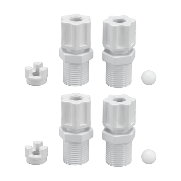 2-pack backspolningsventiladaptermontering poolrengöringsdelar för HAYWARD CL200 CL220