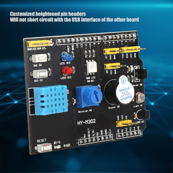 9-i-1 Multifunktionssensorplade LM35 Fugtighed Temp Modul PC Tilbehør