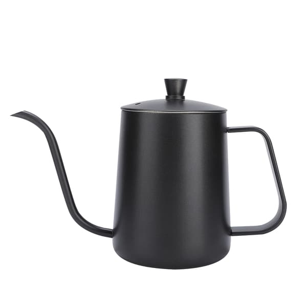 Svansehalskedel i rustfrit stål til Pour Over Kaffe Lang Smal Tud Drypkedel (350ml)