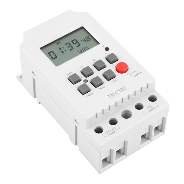 110V Digital Elektrisk Hållbar Programmerbar Smart Timerbrytare Kontroller