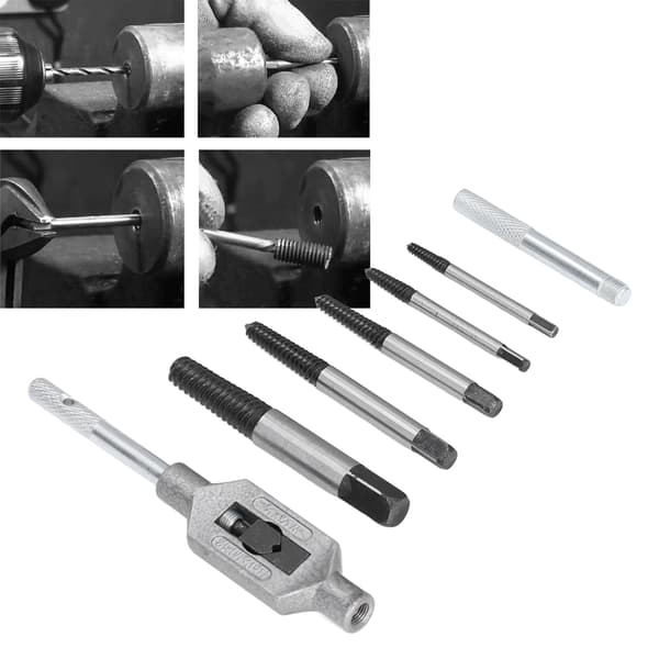 M1-M12 Metal Tap Twister Broken Bolt Extractor Kit Stripped Screw Remover Damaged Pipe Tool
