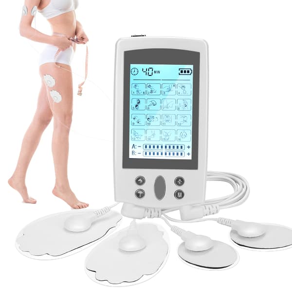 Multifunktionell TENS Fysioterapimaskin Muskelstimulator Smärtlindring Pulsmassager