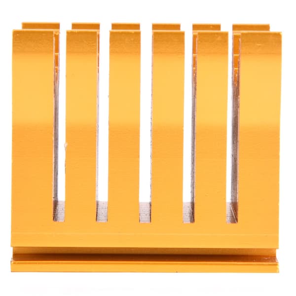 Premium guld aluminium køleplade 43x40x36mm til PCB strømkort køling