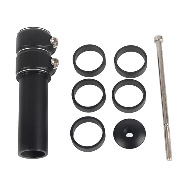 Cykel MTB Styr Forgaffel Frempind Løfteforlænger Adapter (Sort)