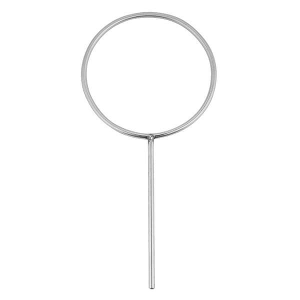 160 mm laboratorie lukket ringklemme støttefod i rustfrit stål