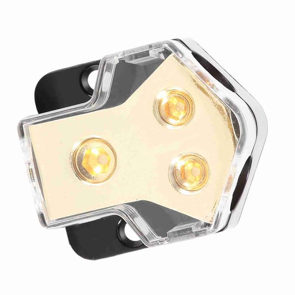 Bil Audio Strømforsyning Distribution 1*1GA Ind 2*4GA Ud Blok Splitter