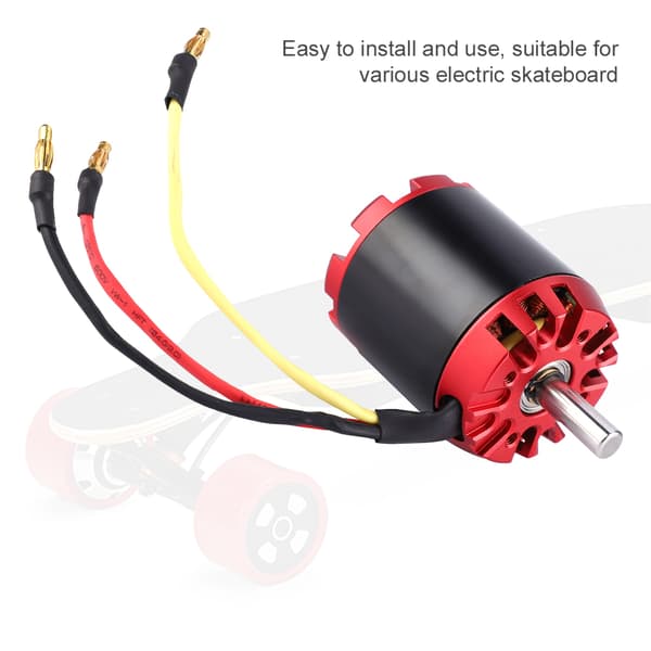 e-Skateboard Hub Sensorless BLDC Motor 270KV Hög Effekt Vattentålig Dammtålig