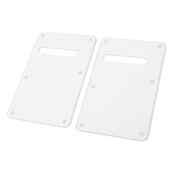 2 st PVC elgitarr bakplatta repskydd 146x93mm musikutrustning ersättning vit