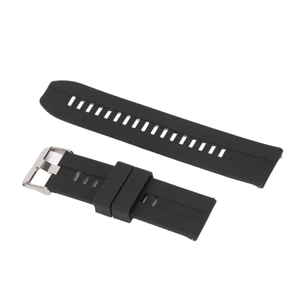 Universal 22 mm silikone quick-release urrem til Realme Watch 2, sort