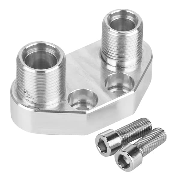 AC Kompressor Adapter Fitting Poleret Finish Passer til Sanden SD7B10 7176