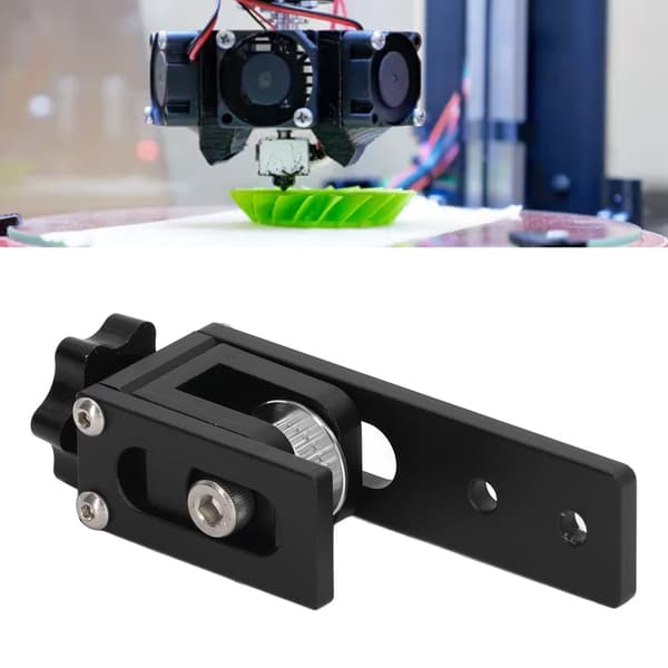 X-akse remstrammer aluminiumslegering formonteret til Ender 3 CR-10 3D-printer, sort