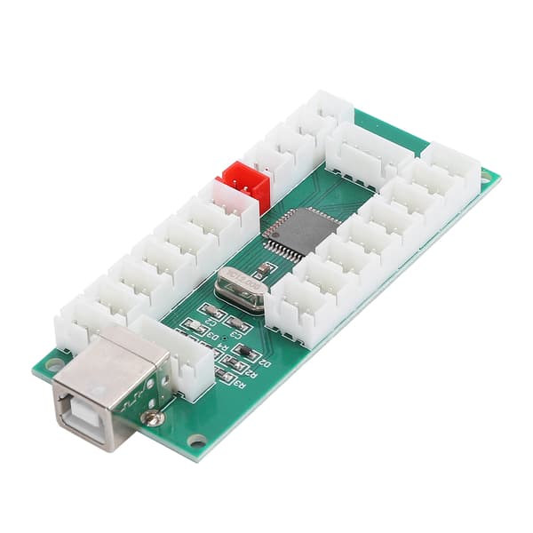 DIY Arcade Stick Set USB PC/PS3 Kontrollpanel med LED-knappar för spel