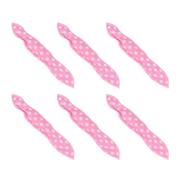 20 stk. Hårkrølleruller Fleksibel Blød Svamp DIY Nattehårstylingværktøjer Pink