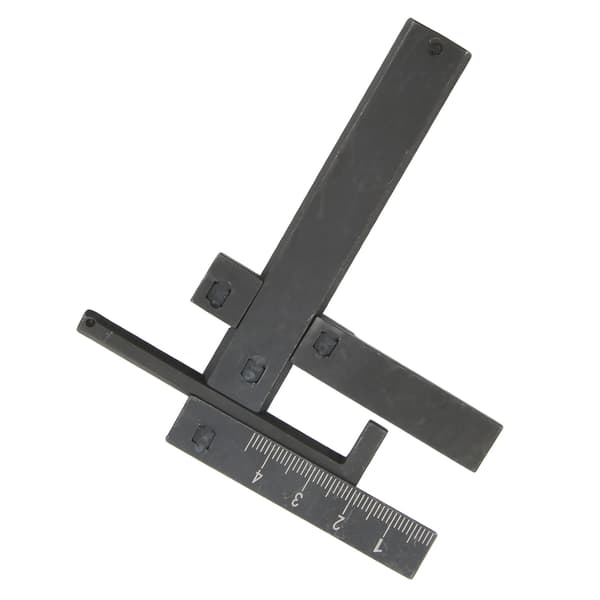 Karburator Flydeniveau Måler Metrisk Display 0-40mm Justerbart Stål til de fleste Motorcykler