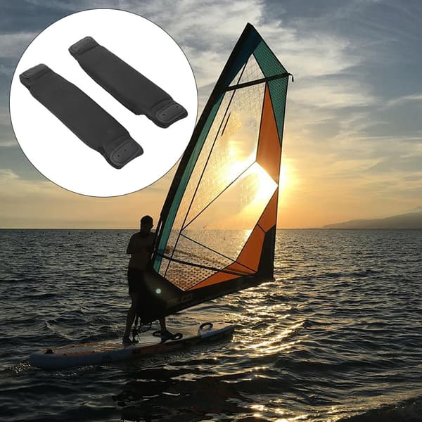 2 STK Sorte Kiteboarding Kitesurf Surfbræt Fodstropper Reservedele til Surfing
