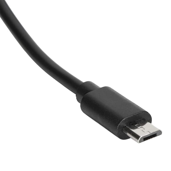 Micro USB til RJ45 LAN-konverter 10/100 Mbps med strøm USB, aluminium ABS, 1m, til TV Stick, 1 stk.