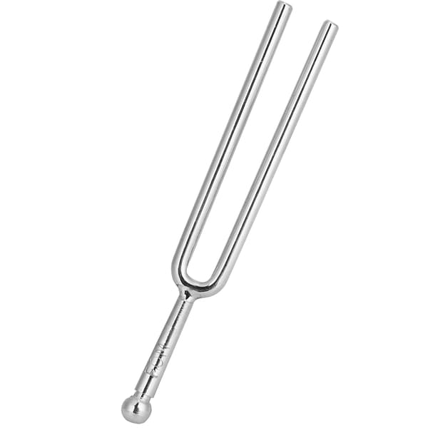 Stemmegaffel rustfrit stål sølv poleret belagt A-440Hz strengeinstrument tilbehør