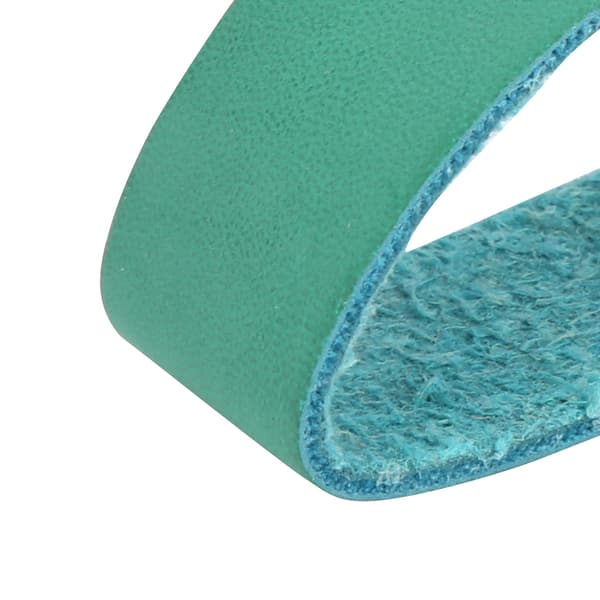 Mikrofiber Läder Gitarr Huvudrem Pin för Elektrisk Akustisk Bas Ukulele 195mm Grön 1st