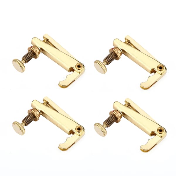 4-pak legering finstemmere strengjustering reservedele til 3/4 4/4 violin guld