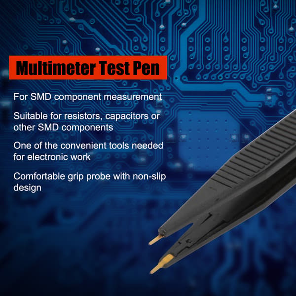 Digitale Multimeter Probe Pincet til SMD Kondensator Induktor Test Pen UA05