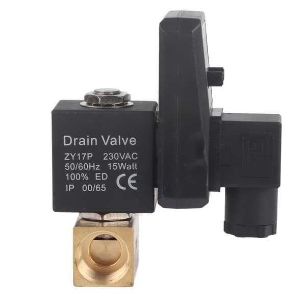 G1/2 DN15 Automatisk Elektronisk Timer Aftapningsventil til Kompressorkondens (230V AC)