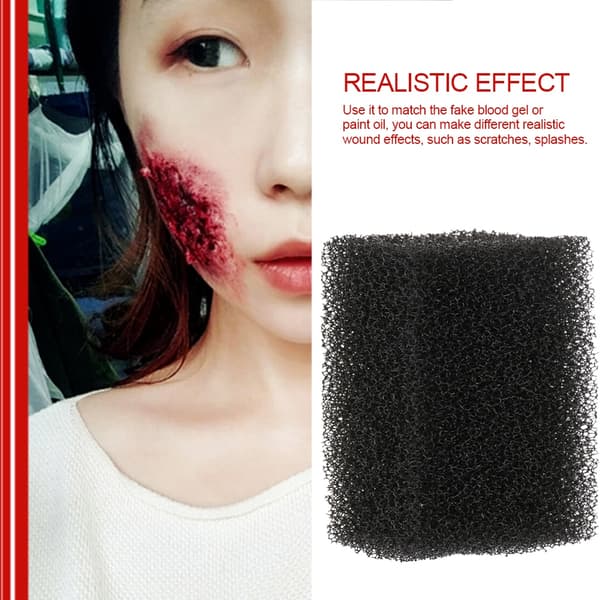 Halloween jul Special FX blod ar stubbeeffekter sår makeup stipple svamp 02
