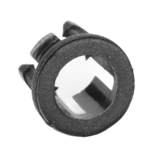 200-pak 5 mm sort plastik LED-holder klips panel fatning, diode base monteringsarmatur