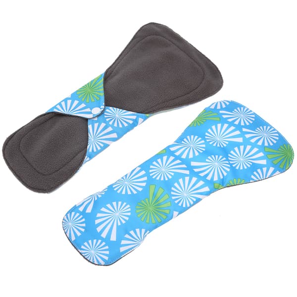 Tvättbar mensbinda i bambukolfiber, återanvändbar, förlängd sanitetsbinda (L33cm)#3