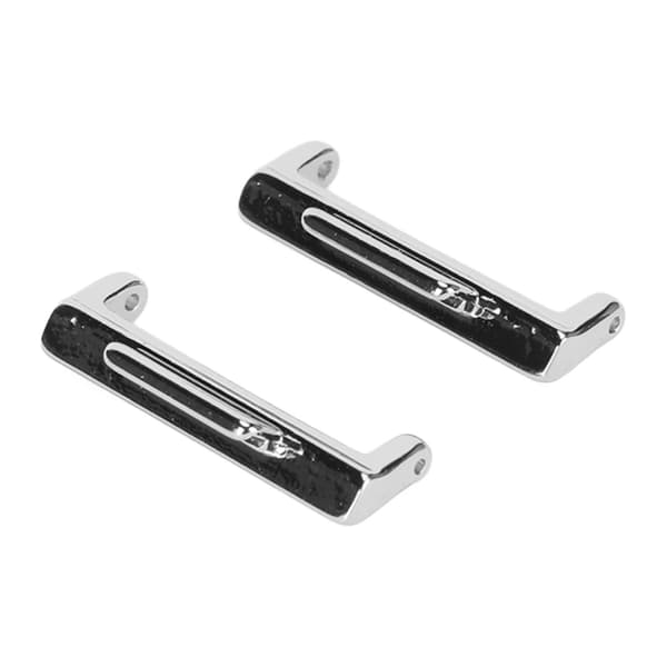 2 stk. metalurremadapter minimalistisk sølvudskiftning til FIT 2 20 mm indvendig diameter