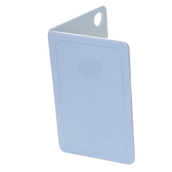 Vikbar plastskärbräda för utomhuspicknickcamping - Nordic Grey Blue 20x12,5cm