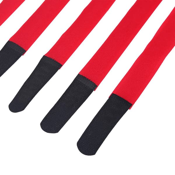 5-pak nylon cykelstyrremme - rød (sæt med 5)