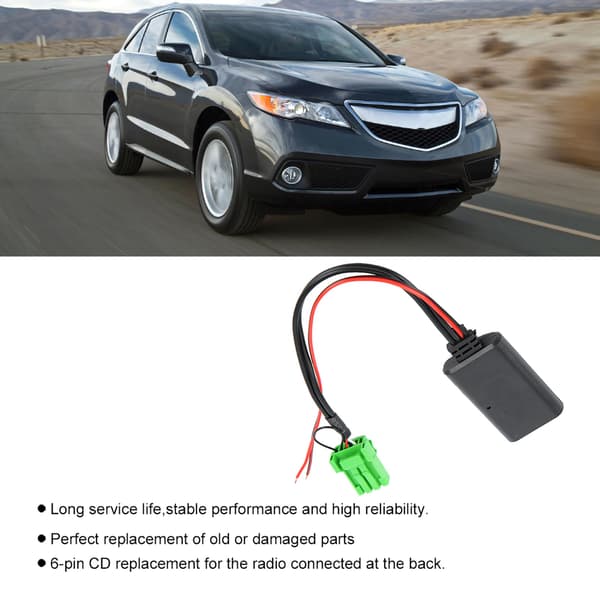 AUX Bluetooth-indgangskabel passer til Acura RDX Tsx MDX Csx