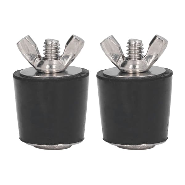 2-pack poolvinterplugg avsmalnande gummiproppar pooltillbehör 25 mm