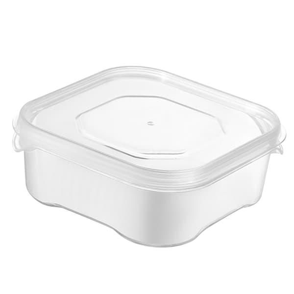 Kylskåpsförvaringslåda Multifunktionell matbehållare i plast för kylskåp